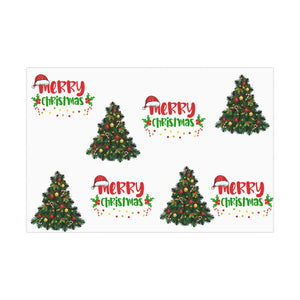 Christmas tree wrapping paper