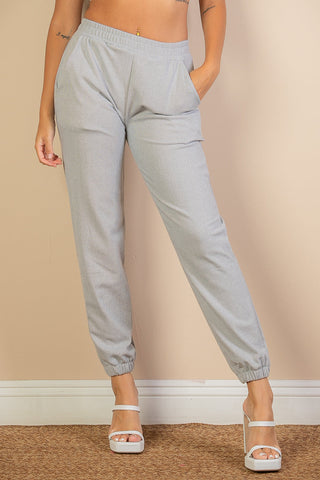 Ribbed Side Pocket Joggers (CAPELLA) - 1Caribbeanmall