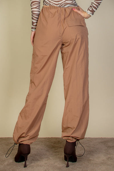 Drawstring Waist Parachute Pants (CAPELLA) - 1Caribbeanmall