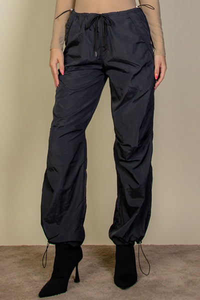 Drawstring Waist Parachute Pants (CAPELLA) - 1Caribbeanmall