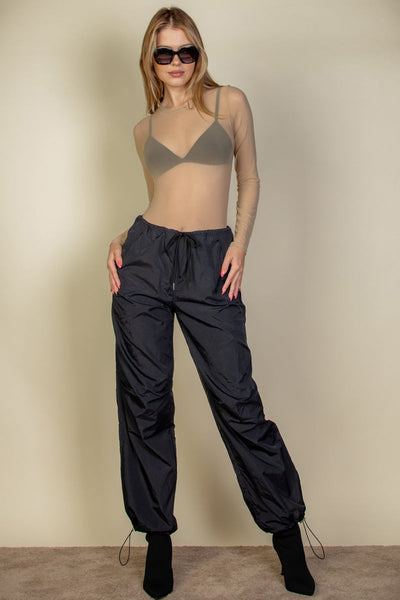 Drawstring Waist Parachute Pants (CAPELLA) - 1Caribbeanmall