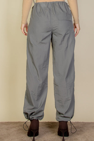 Drawstring Waist Parachute Pants (CAPELLA) - 1Caribbeanmall