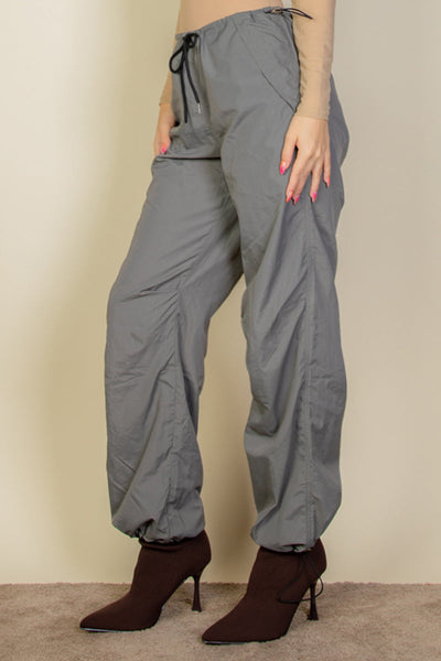 Drawstring Waist Parachute Pants (CAPELLA) - 1Caribbeanmall